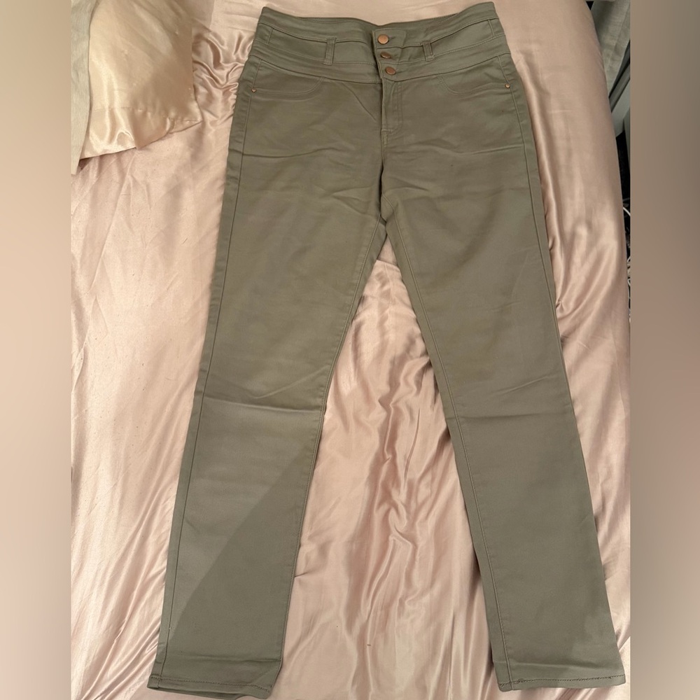 Refuge Khaki Skinny Jeans for Women